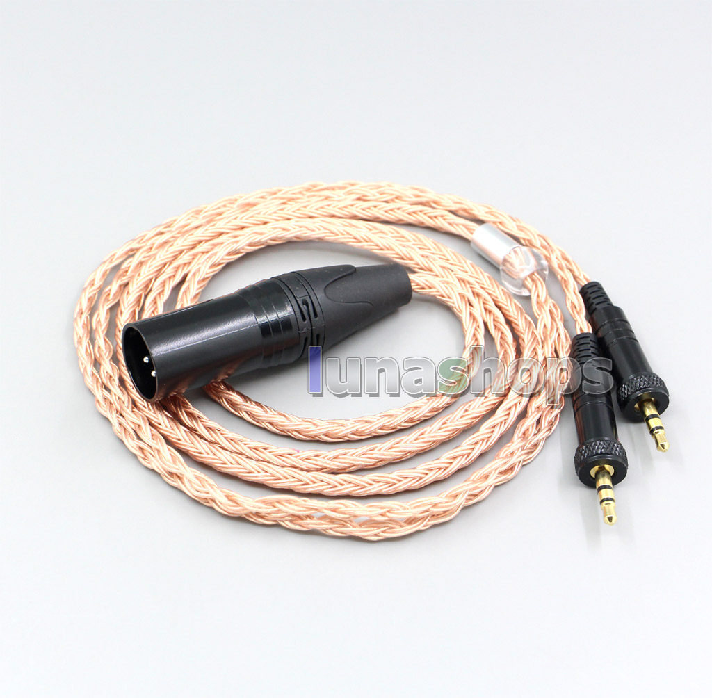 XLR 3 4 Pole 6.5mm 16 Core 7N OCC Headphone Cable For Sony MDR-Z1R MDR-Z7 MDR-Z7M2 With Screw To Fix