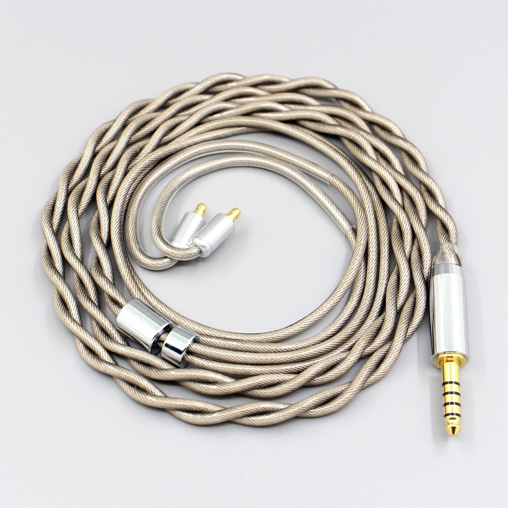 Type6 756 core 7n Litz OCC Silver Plated Earphone Cable For Sennheiser IE400 IE500 Pro Headset 2 core 2.8mm