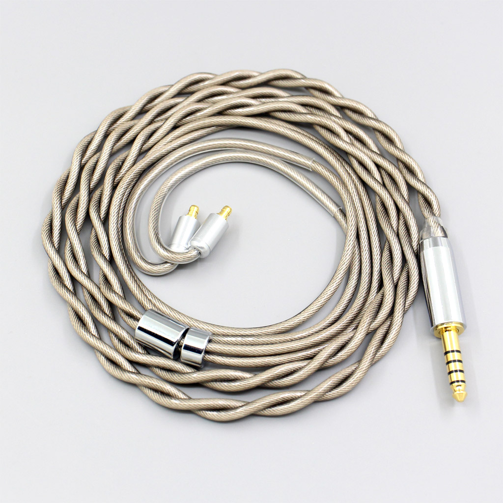 Type6 756 core 7n Litz OCC Silver Plated Earphone Cable For Sennheiser IE400 IE500 Pro Headset 2 core 2.8mm