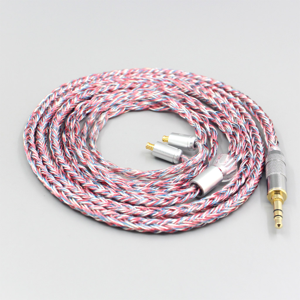 16 Core Silver OCC OFC Mixed Braided Cable For Audio Technica ATH-CKR100 CKR90 CKS1100 CKR100IS CKS1100IS Earphone