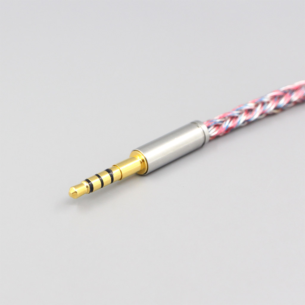 16 Core Silver OCC OFC Mixed Braided Cable For Denon AH-mm400 AH-mm300 AH-mm200 Beats solo2 solo3 SHP9500 Headphone