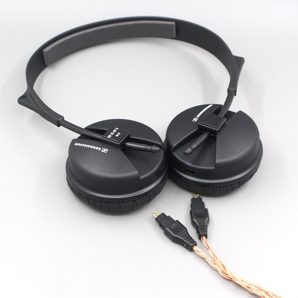 2.5mm 3.5mm XLR Balanced 16 Core 99% 7N  OCC Earphone Cable For Sennheiser HD580 HD600 HD650 HDxxx HD660S