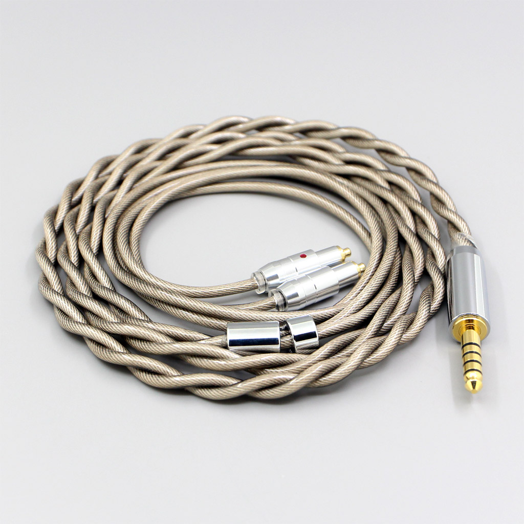 Type6 756 core 7n Litz OCC Silver Plated Earphone Cable For Shure SRH1540 SRH1840 SRH1440 2 core 2.8mm Headphone