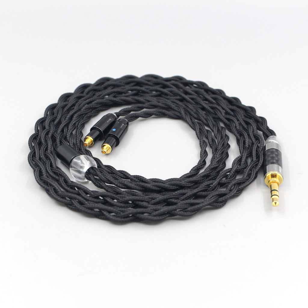 Pure 99% Silver Inside Headphone Nylon Cable For Shure SRH1540 SRH1840 SRH1440 Earphone headset