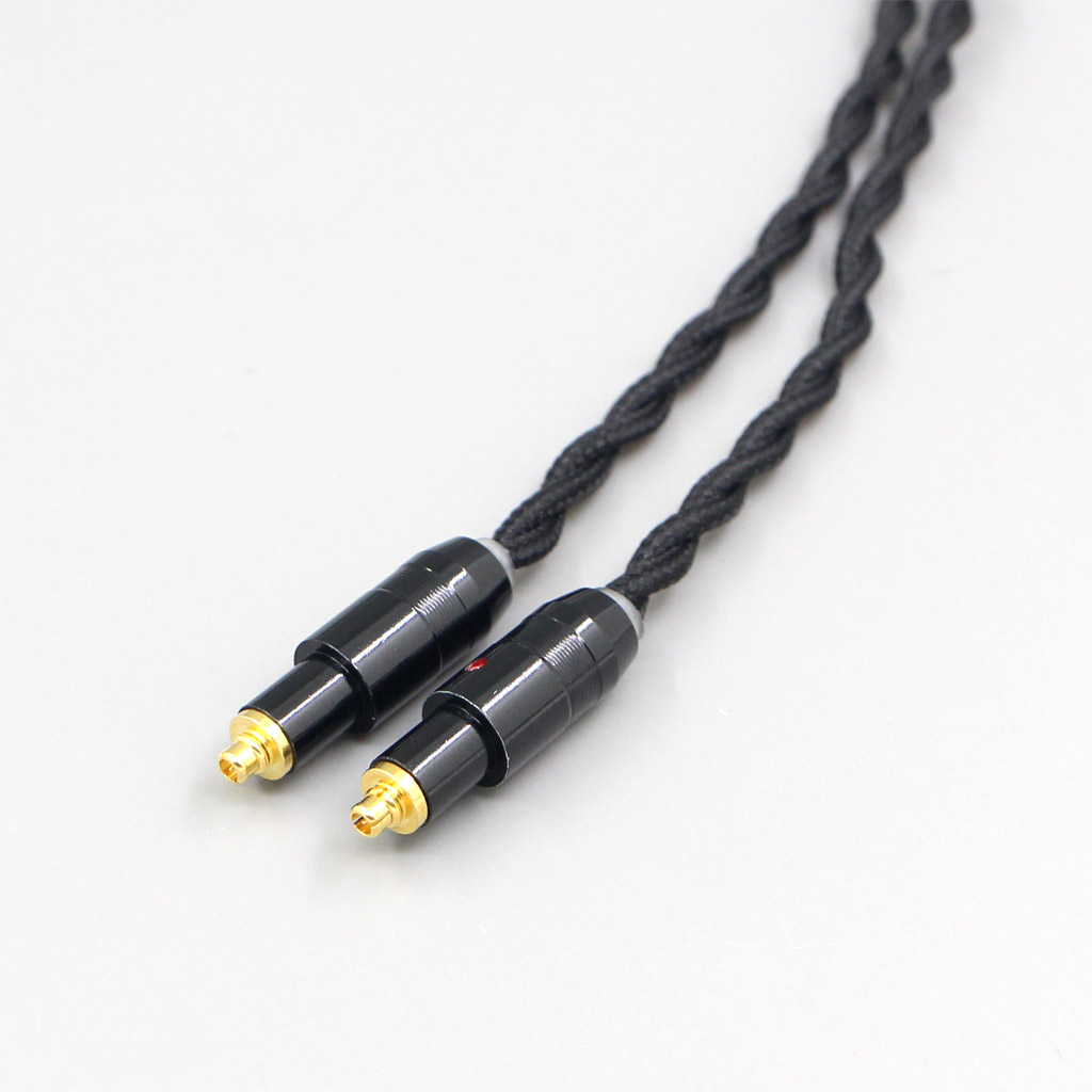Pure 99% Silver Inside Headphone Nylon Cable For Shure SRH1540 SRH1840 SRH1440 Earphone headset