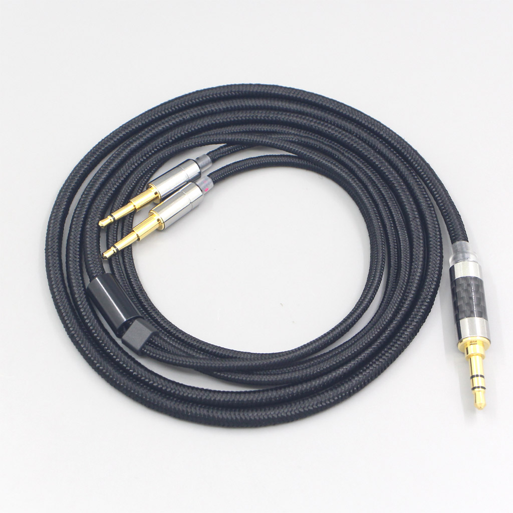 6.5mm XLR 4.4mm Super Soft Headphone Nylon OFC Cable For Oppo PM-1 PM-2 Planar Magnetic 1MORE H1707 Sonus Faber Pryma