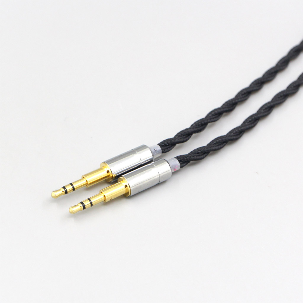 Pure 99% Silver Inside Headphone Nylon Cable For Oppo PM-1 PM-2 Planar Magnetic 1MORE H1707 Sonus Faber Pryma
