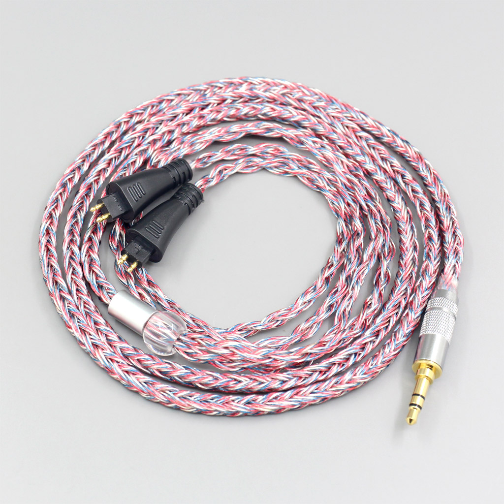 16 Core Silver OCC OFC Mixed Braided Cable For FOSTEX TH900 MKII MK2 TH-909 TR-X00 TH-600 Earphone headphone