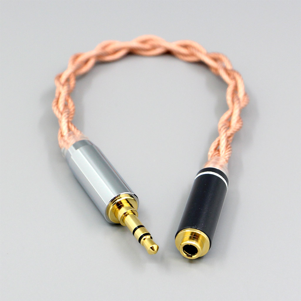 Graphene 7N OCC Shielding Coaxial Mixed Earphone Cable For 3.5mm xlr 6.5 2.5mm male 4.4mm Male to 3.5mm female