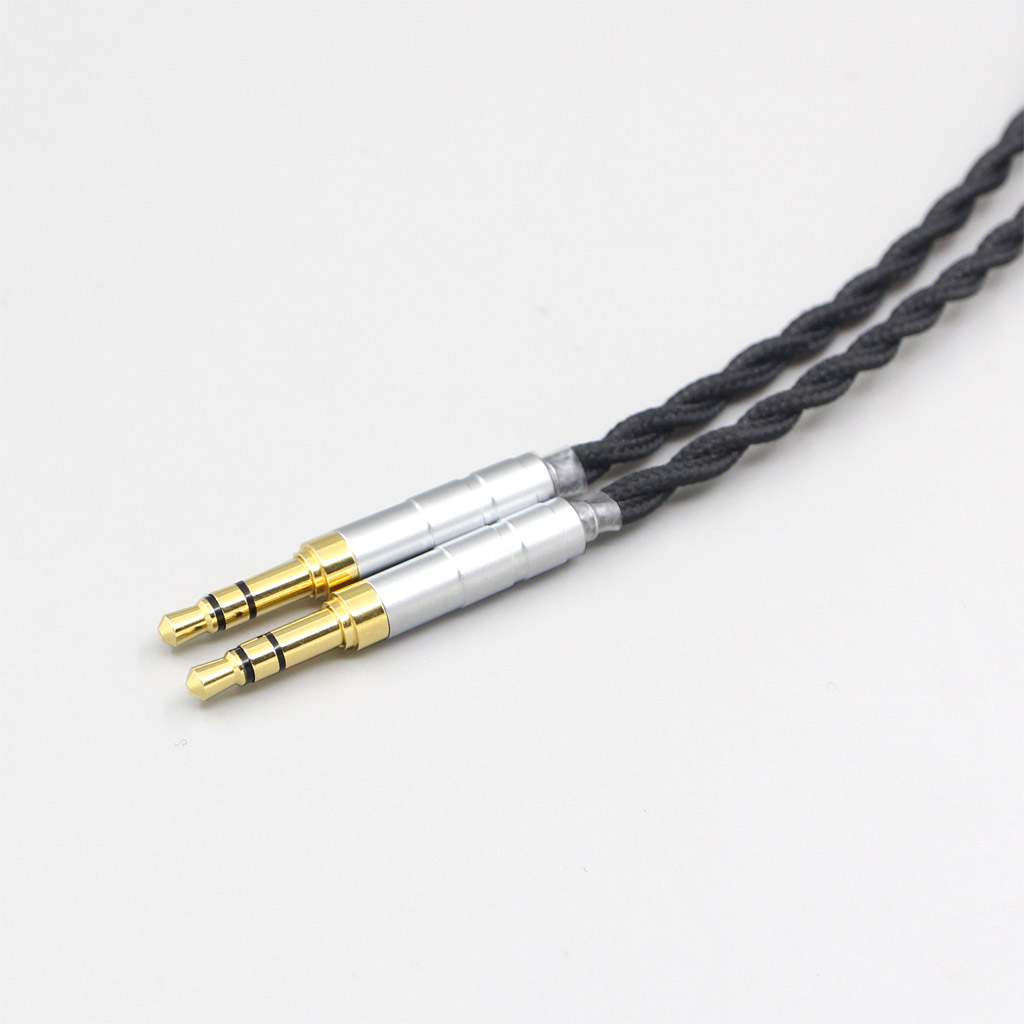 Pure 99% Silver Inside Headphone Nylon Cable For Final Audio Design Pandora Hope vi Denon AH-D7200 AH-D5200 AH-D9200