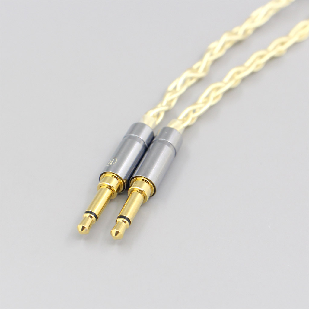 8 Core Gold Plated + Palladium Silver OCC Cable For Beyerdynamic T1 T5P II AMIRON HOME Denon AH-D600 AH-D7100 Headphone