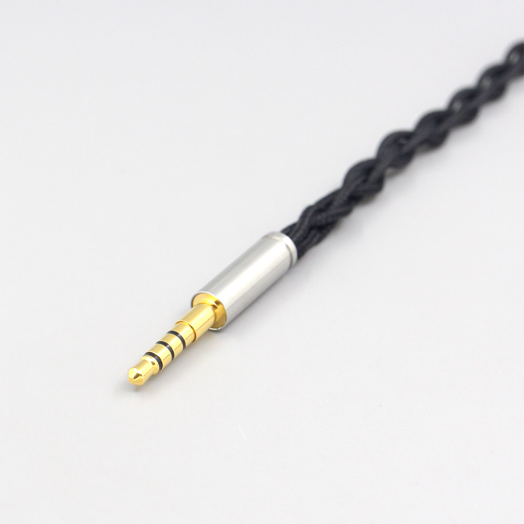Pure 99% Silver Inside Headphone Nylon Cable For Denon AH-mm400 AH-mm300 AH-mm200 Beats solo2 solo3 SHP9500