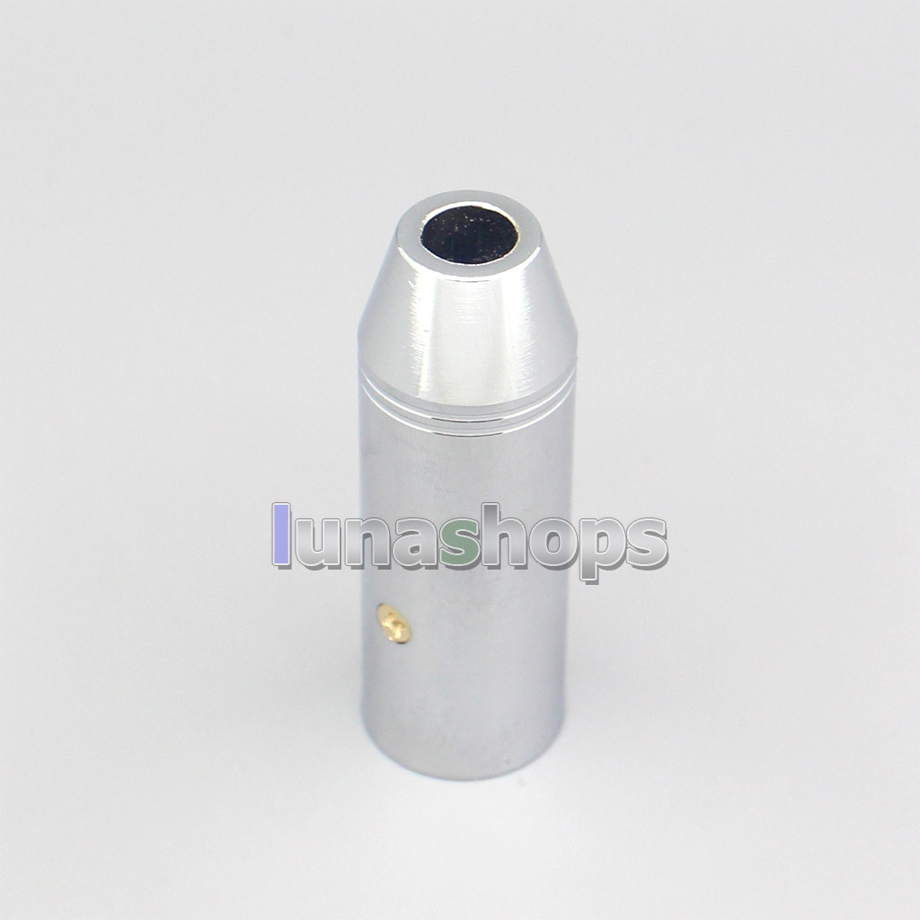 500pcs Custom Full Metal XLR Gold plated 4pin Male Adapters For DIY Custom Earphone Headphone Cable