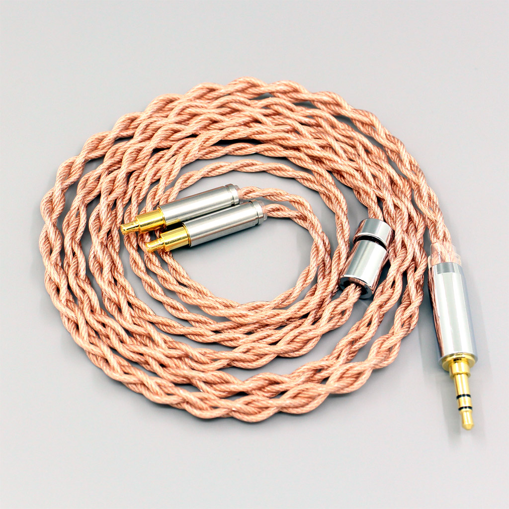 Graphene 7N OCC Shielding Coaxial Mixed Earphone Cable For Audio Technica ATH-ADX5000 MSR7b 770H 990H A2DC 