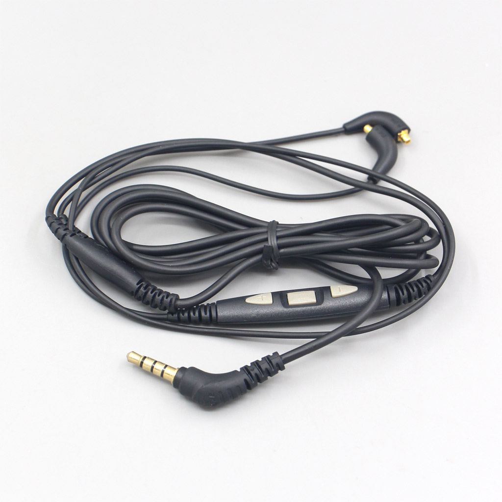 Original Type With Mic Remote Earphone Cable For Shure SE215 SE315 SE425 SE535 SE846 