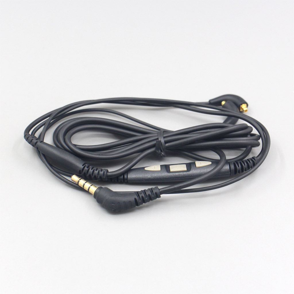 Original Type With Mic Remote Earphone Cable For Shure SE215 SE315 SE425 SE535 SE846 