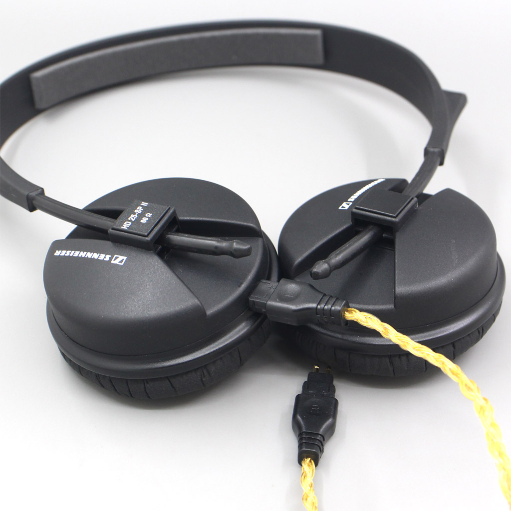 16 Core OCC Gold Plated Earphone Cable For Sennheiser HD580 HD600 HD650 HDxxx HD660S HD58x HD6xx Headphone