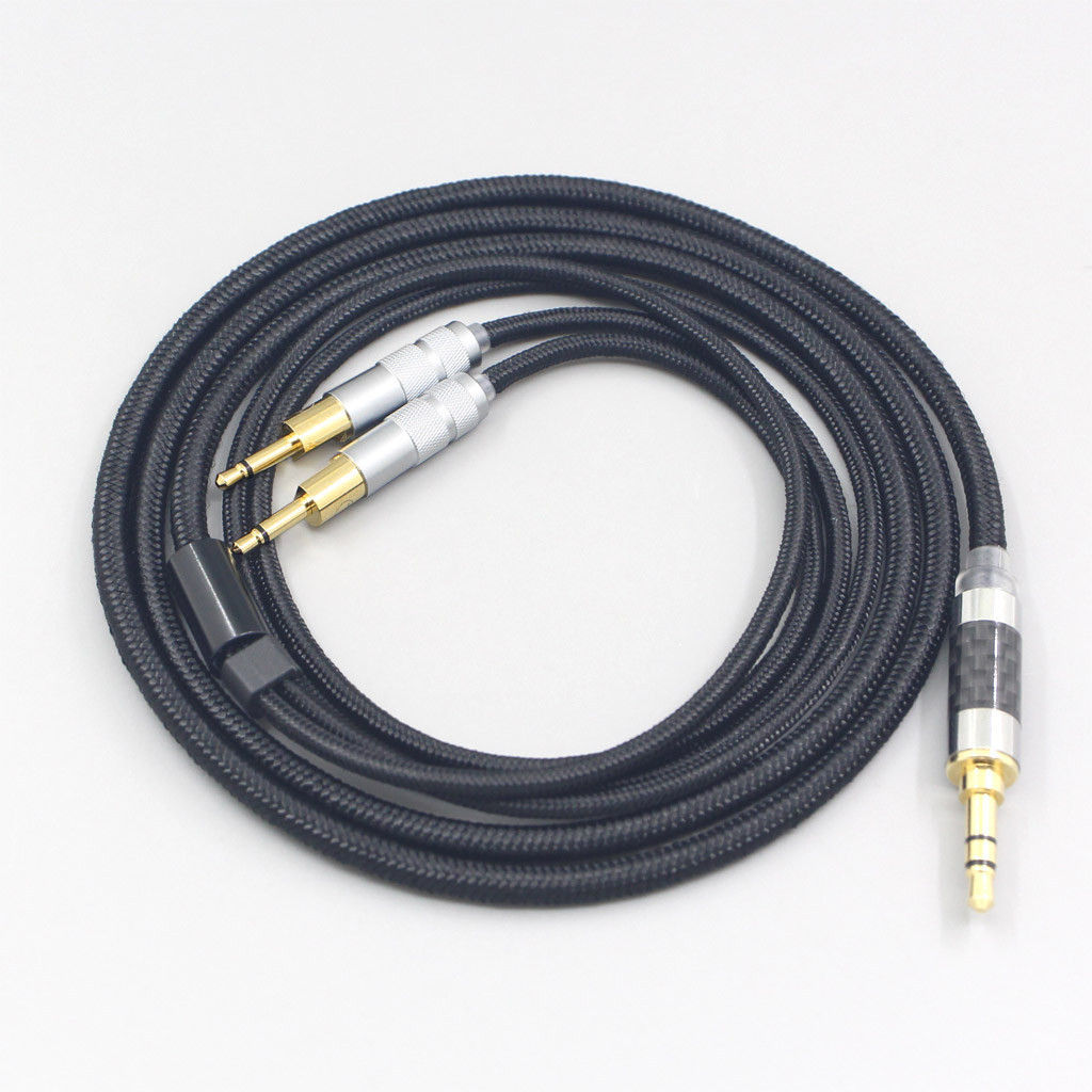 6.5mm XLR 4.4mm Super Soft Headphone Nylon OFC Cable For Sennheiser HD700 2.5mm pin Earphone headset