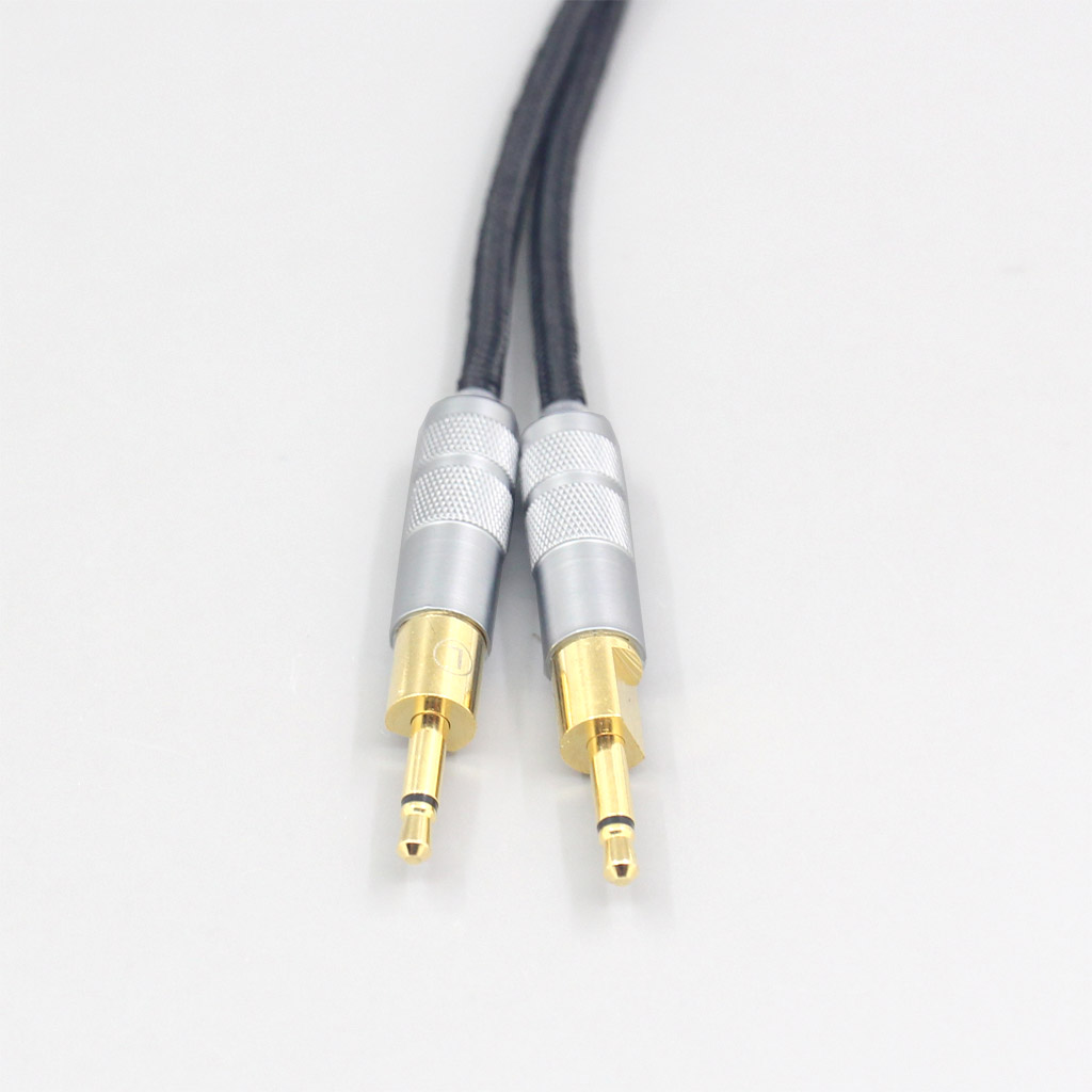 6.5mm XLR 4.4mm Super Soft Headphone Nylon OFC Cable For Sennheiser HD700 2.5mm pin Earphone headset