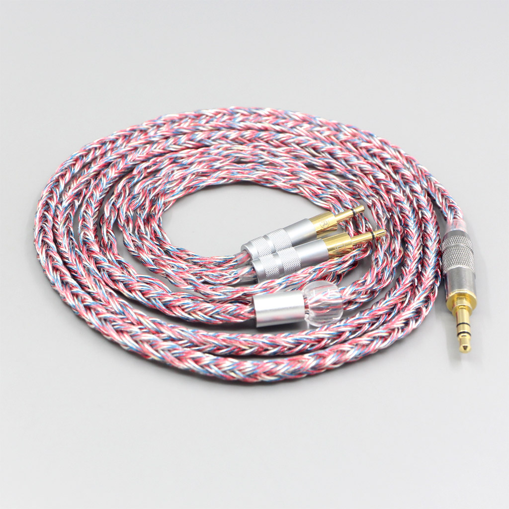 16 Core Silver OCC OFC Mixed Braided Cable For Sennheiser HD700 Headphone Earphone 6.5mm XLR 4.4mm
