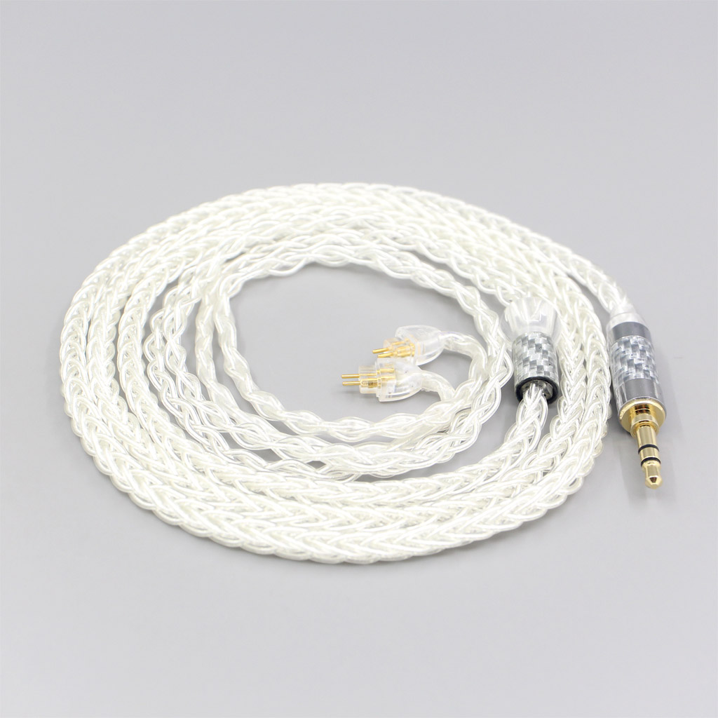 2.5mm 4.4mm 99% Pure Silver 8 Core Headphone Earphone Cable For HiFiMan RE2000 Topology Diaphragm Dynamic Driver
