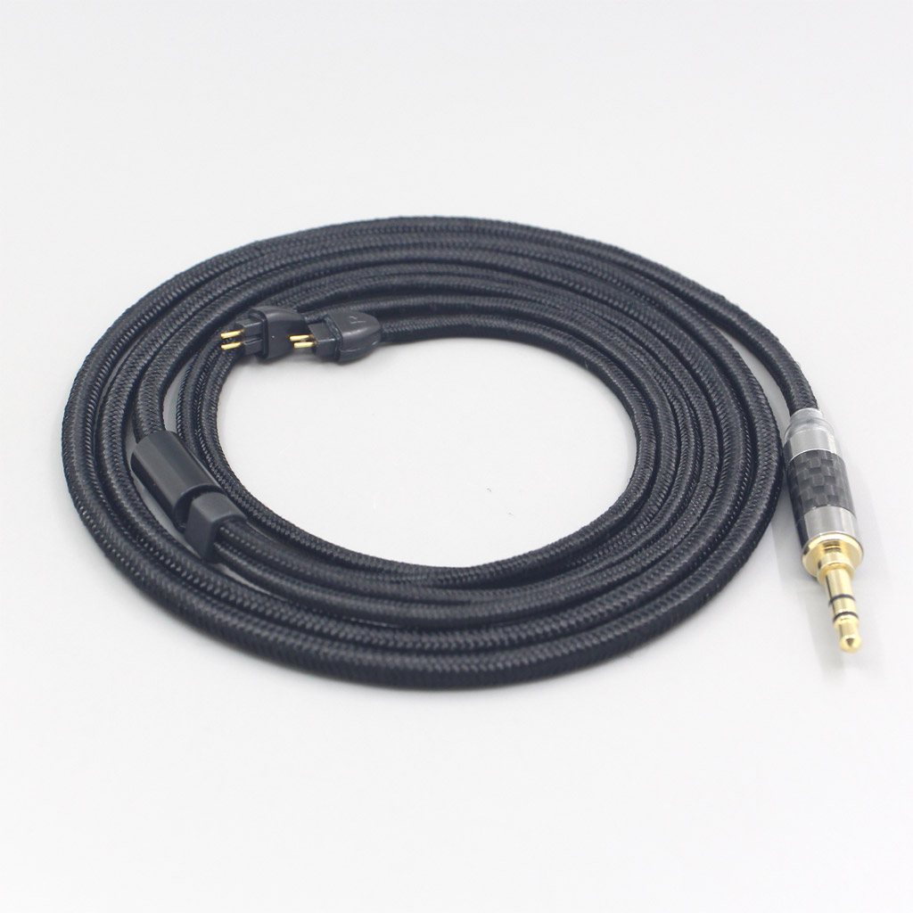 2.5mm 4.4mm Super Soft Headphone Nylon OFC Cable For HiFiMan RE2000 Topology Diaphragm Dynamic Driver Earphone