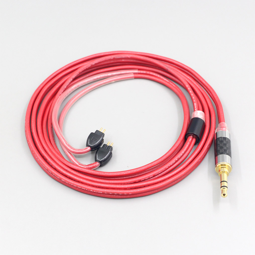 Red 2.5mm 4.4mm XLR Black 99% Pure PCOCC Earphone Cable For HiFiMan RE2000 Topology Diaphragm Dynamic Driver