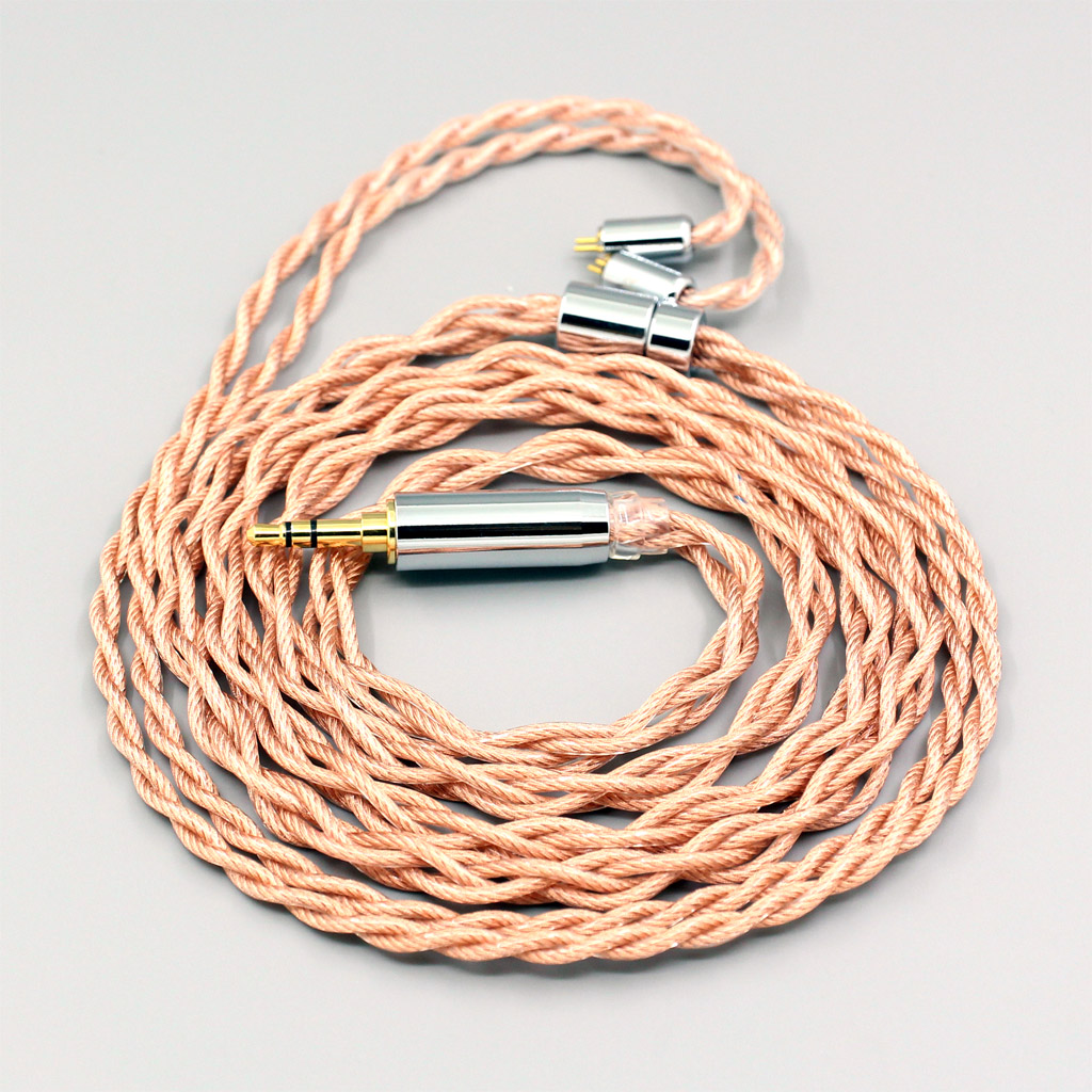 Graphene 7N OCC Shielding Coaxial Mixed Earphone Cable For 0.78mm Flat Step JH Audio JH16 Pro JH11 Pro 5 6 7 BA