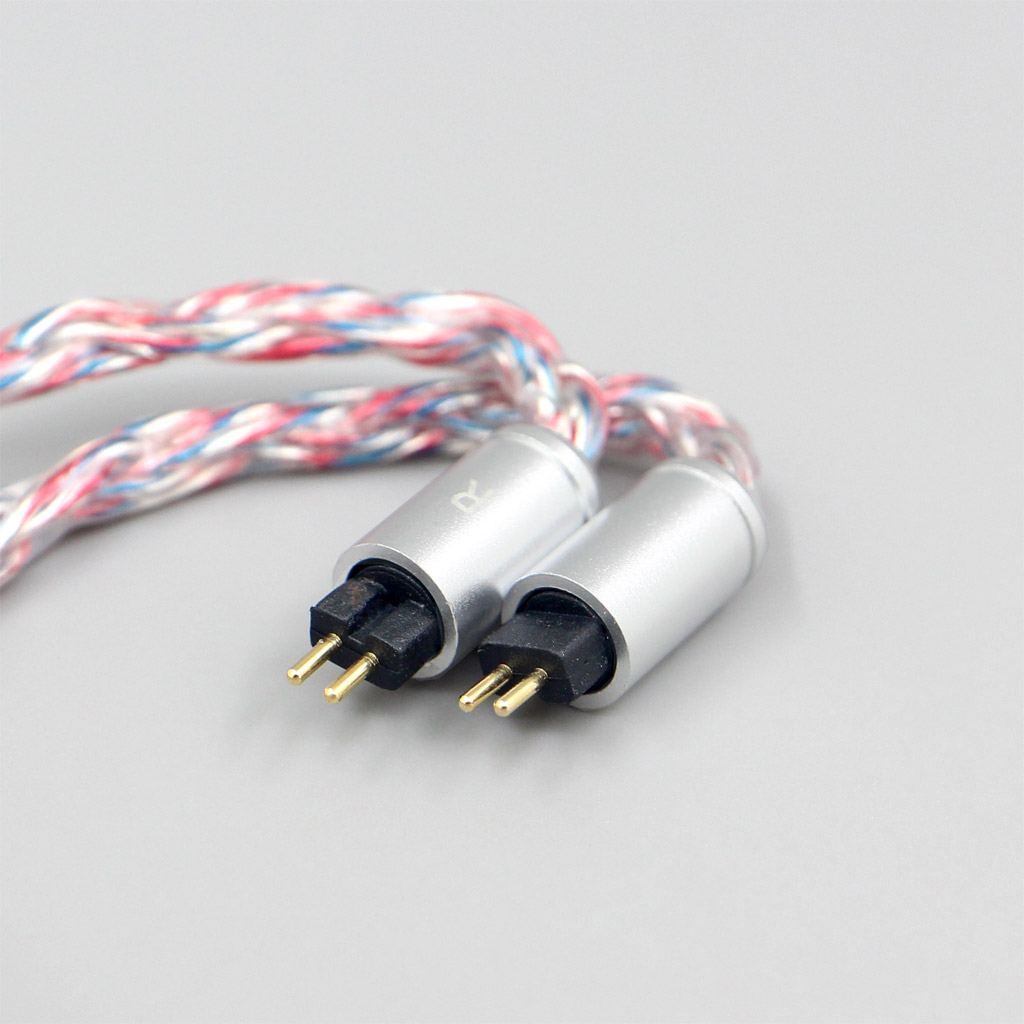 16 Core Silver OCC OFC Mixed Braided Cable For 0.78mm BA Custom Westone W4r UM3X UM3RC JH13 High Step Earphone
