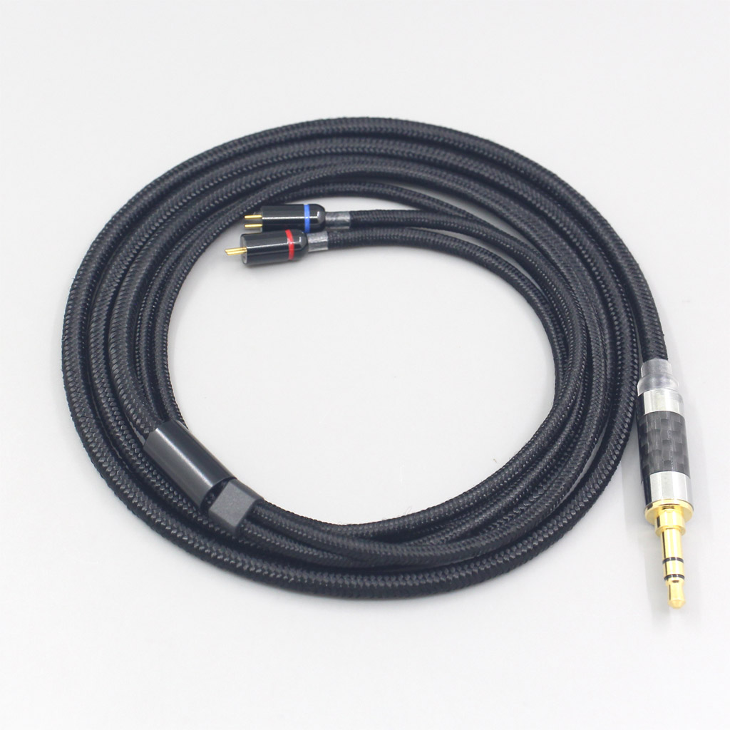 2.5mm 4.4mm Super Soft Nylon OFC Cable For 0.78mm Flat Step JH Audio JH16 Pro JH11 Pro 5 6 7 BA Custom Earphone