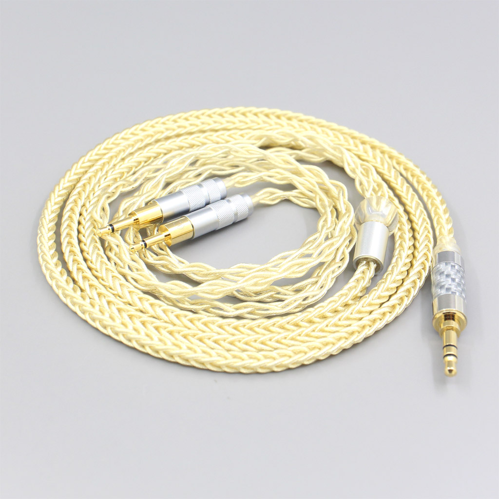 8 Core Gold Plated + Palladium Silver OCC Alloy Cable For Sennheiser HD700 Headphone Earphone 6.5mm XLR 4.4mm
