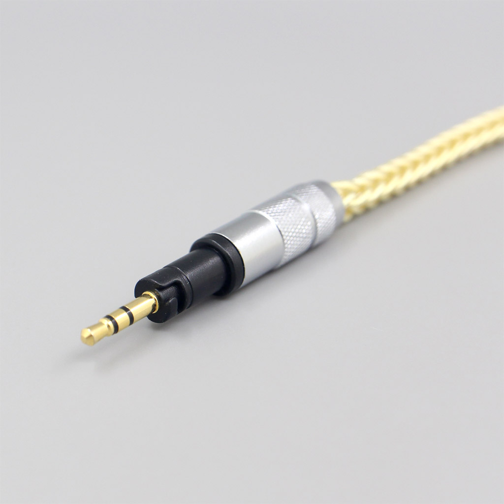 8 Core Gold Plated + Palladium Silver OCC Cable For Sennheiser Momentum 1.0 2.0 Earphone Headset Headphone