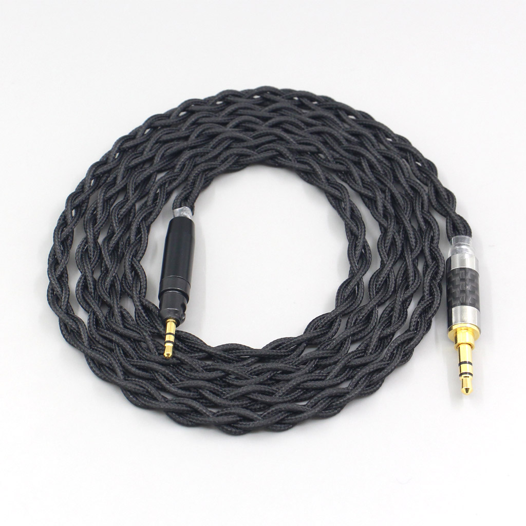 Pure 99% Silver Inside Headphone Nylon Cable For Ultrasone Performance 820 880 Signature DXP PRO STUDIO Earphone