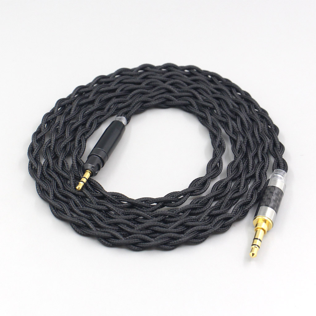 Pure 99% Silver Inside Headphone Nylon Cable For Ultrasone Performance 820 880 Signature DXP PRO STUDIO Earphone