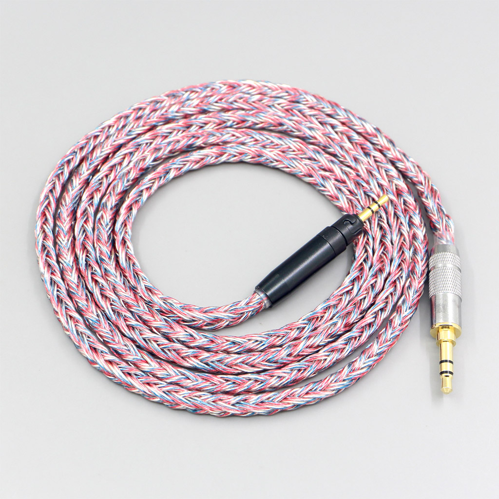 16 Core Silver OCC OFC Mixed Braided Cable For Ultrasone Performance 820 880 Signature DXP PRO STUDIO Earphone Headphone