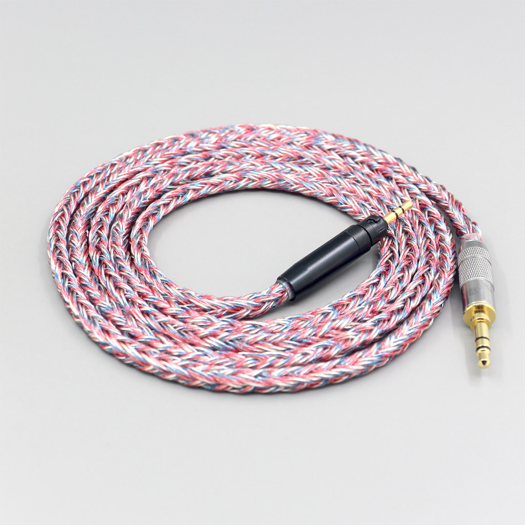16 Core Silver OCC OFC Mixed Braided Cable For Ultrasone Performance 820 880 Signature DXP PRO STUDIO Earphone Headphone