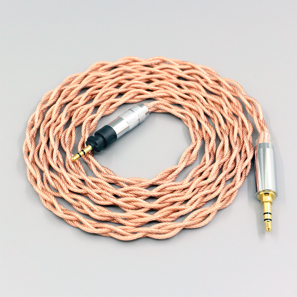 Graphene 7N OCC Shielding Coaxial Mixed Earphone Cable For Shure SRH840 SRH940 SRH440 SRH750DJ Philips SHP9000 SHP8900