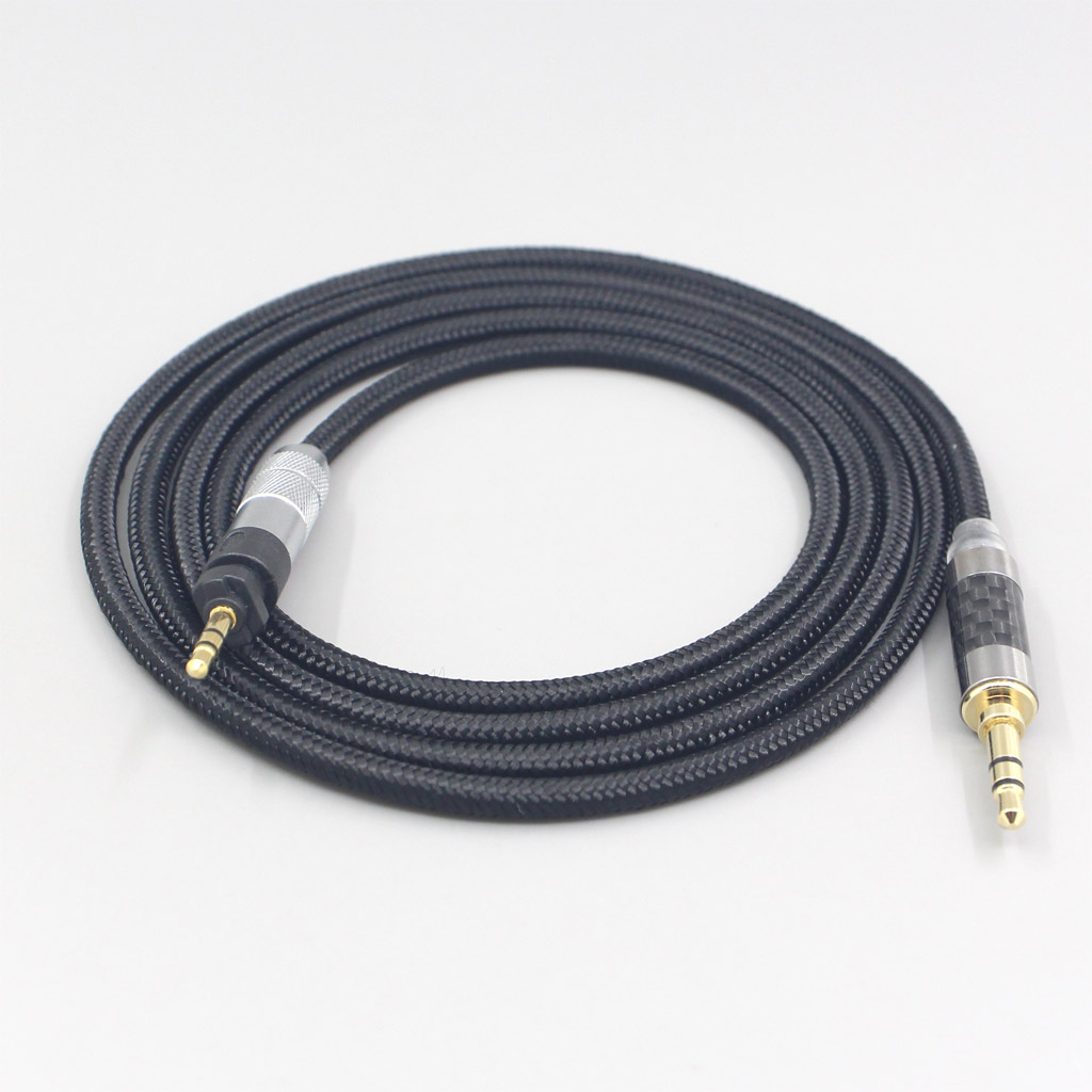 6.5mm XLR 4.4mm Super Soft Headphone Nylon OFC Cable For Shure SRH840 SRH940 SRH440 SRH750DJ Philips SHP9000 SHP8900