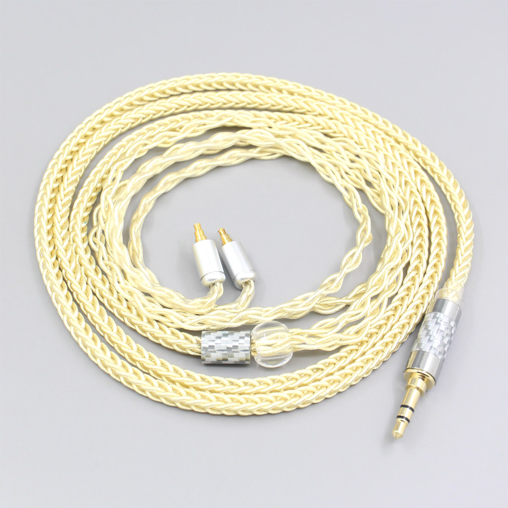 8 Core Gold Plated + Palladium Silver OCC alloy Cable For Sennheiser IE40 Pro IE40pro Earphone