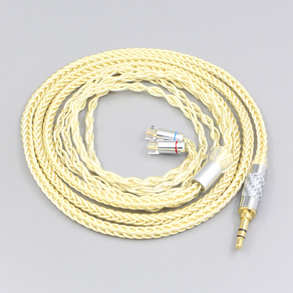 8 Core Gold Plated + Palladium Silver OCC Alloy Cable For UE11 UE18 pro QDC Gemini Gemini-S Anole V3-C V3-S V6-C Earphone