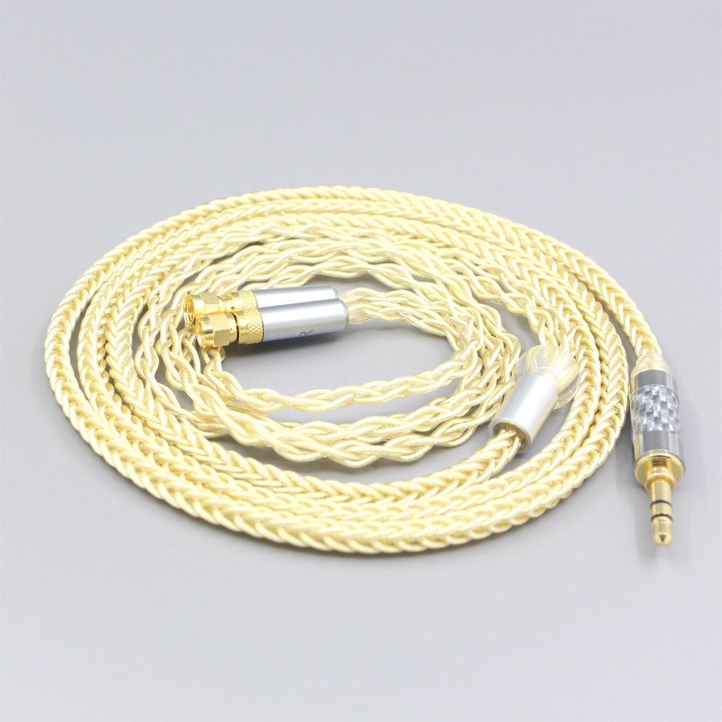 8 Core Gold Plated + Palladium Silver OCC Alloy Cable For HiFiMan HE400 HE5 HE6 HE300 HE4 HE500 HE6 Earphone Headphone