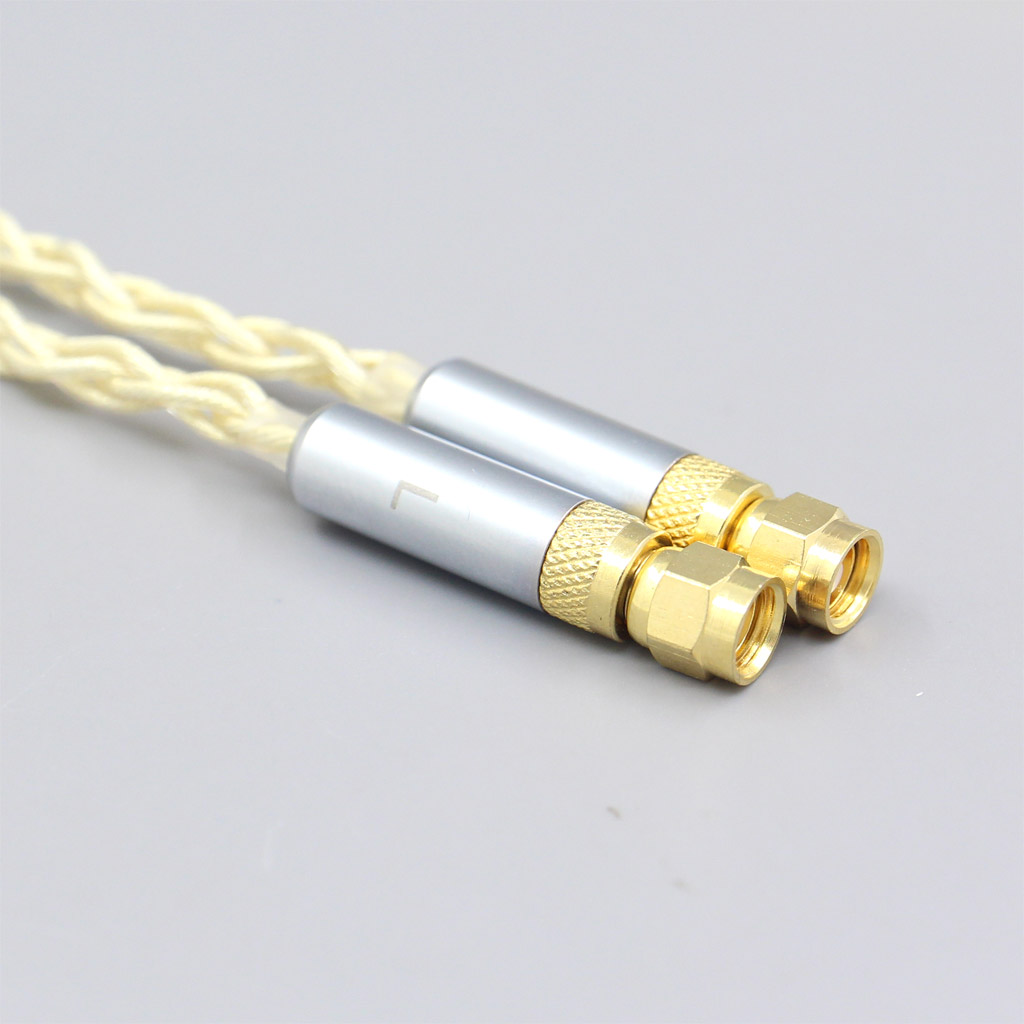 8 Core Gold Plated + Palladium Silver OCC Alloy Cable For HiFiMan HE400 HE5 HE6 HE300 HE4 HE500 HE6 Earphone Headphone