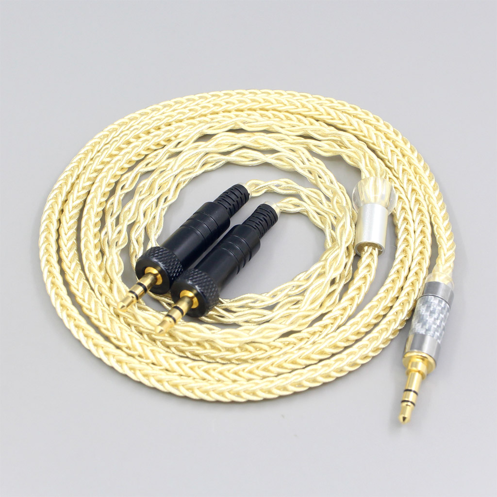 8 Core Gold Plated + Palladium Silver OCC Alloy Cable For Sony MDR-Z1R MDR-Z7 MDR-Z7M2 With Screw To Fix headphone Earphone