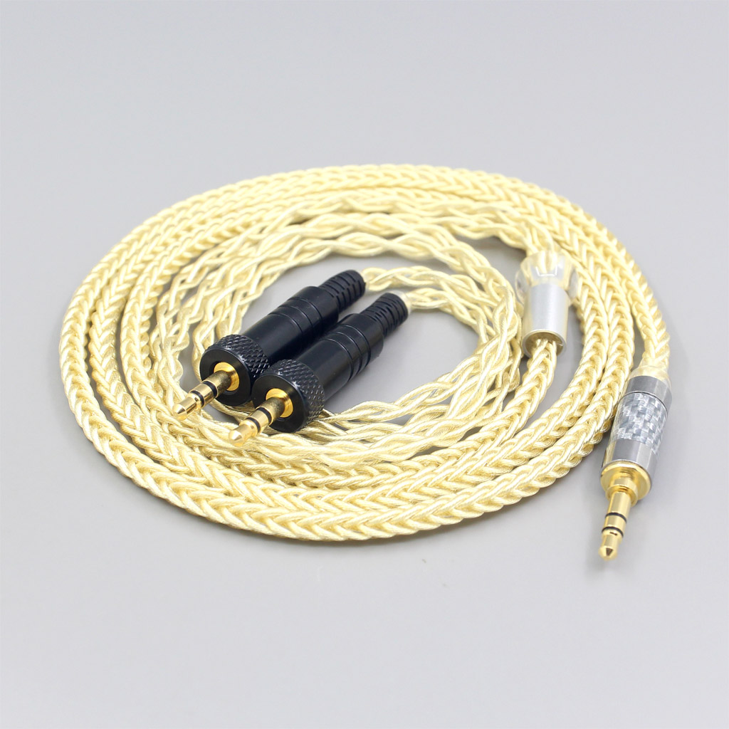 8 Core Gold Plated + Palladium Silver OCC Alloy Cable For Sony MDR-Z1R MDR-Z7 MDR-Z7M2 With Screw To Fix headphone Earphone