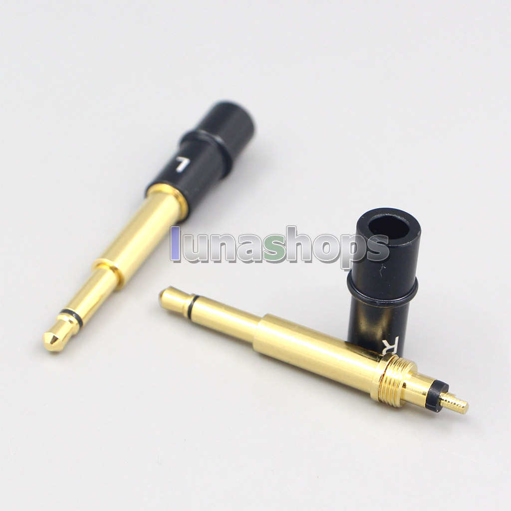 1pair 3.5mm Mono High Step Headphone pin For Meze 99 Classics NEO NOIR Headset Earphone DIY Custom Repair