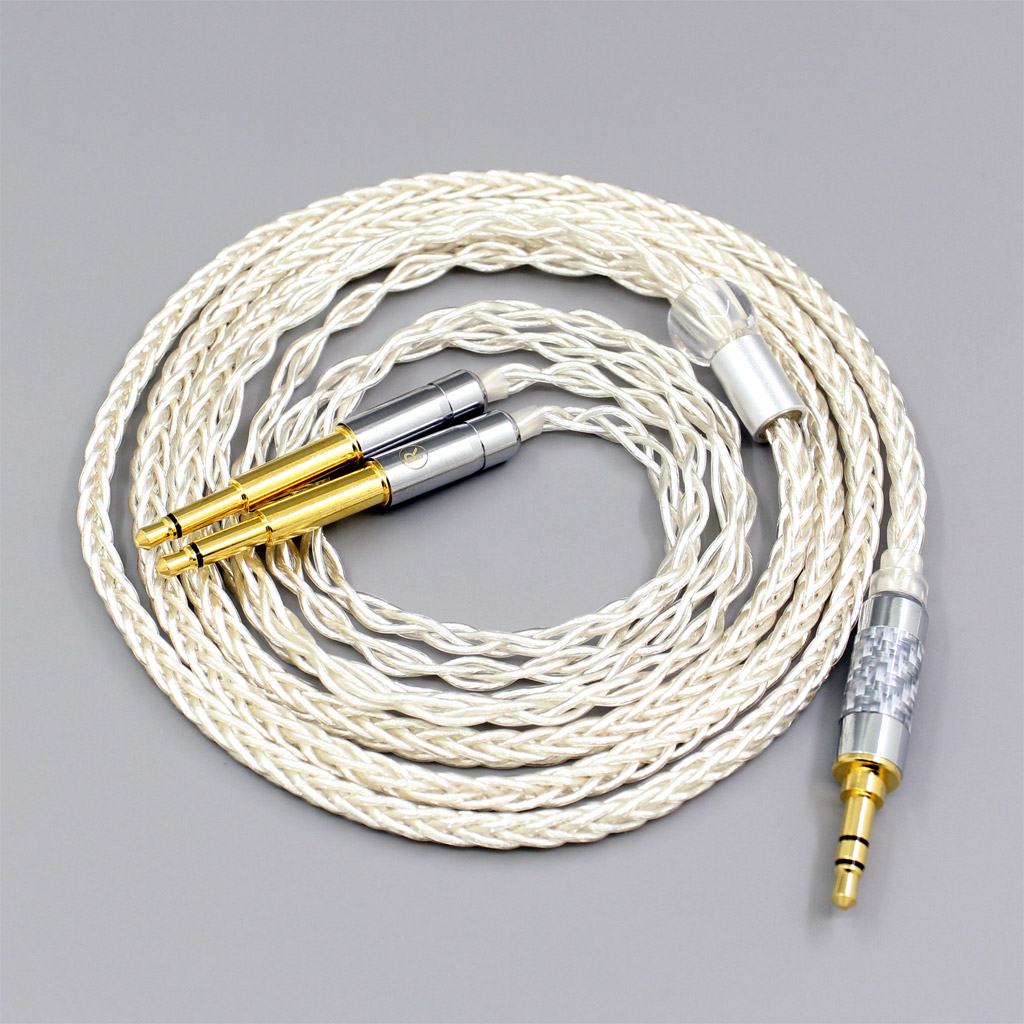 8 Core Silver Plated OCC Earphone Cable For Meze 99 Classics NEO NOIR Headset Headphone