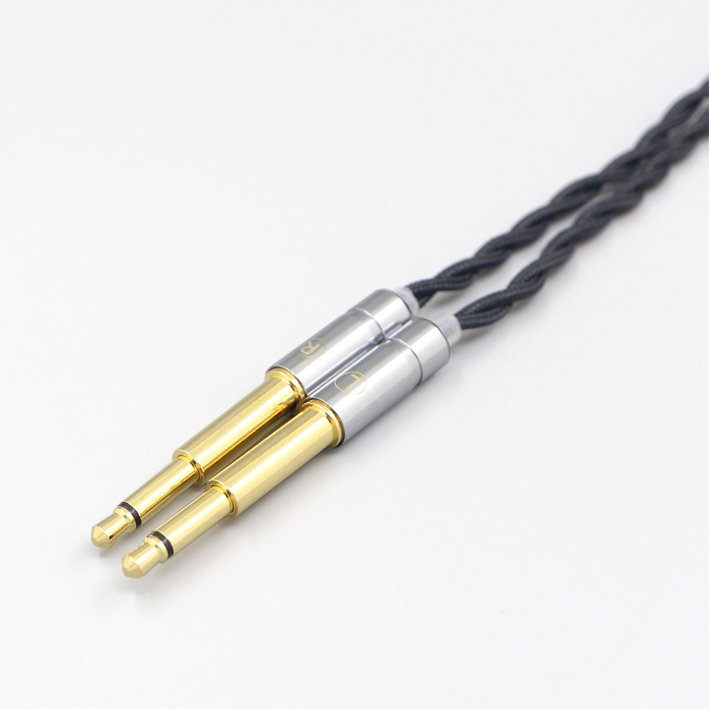 Pure 99% Silver Inside Headphone Nylon Cable For Meze 99 Classics NEO NOIR Headset Earphone