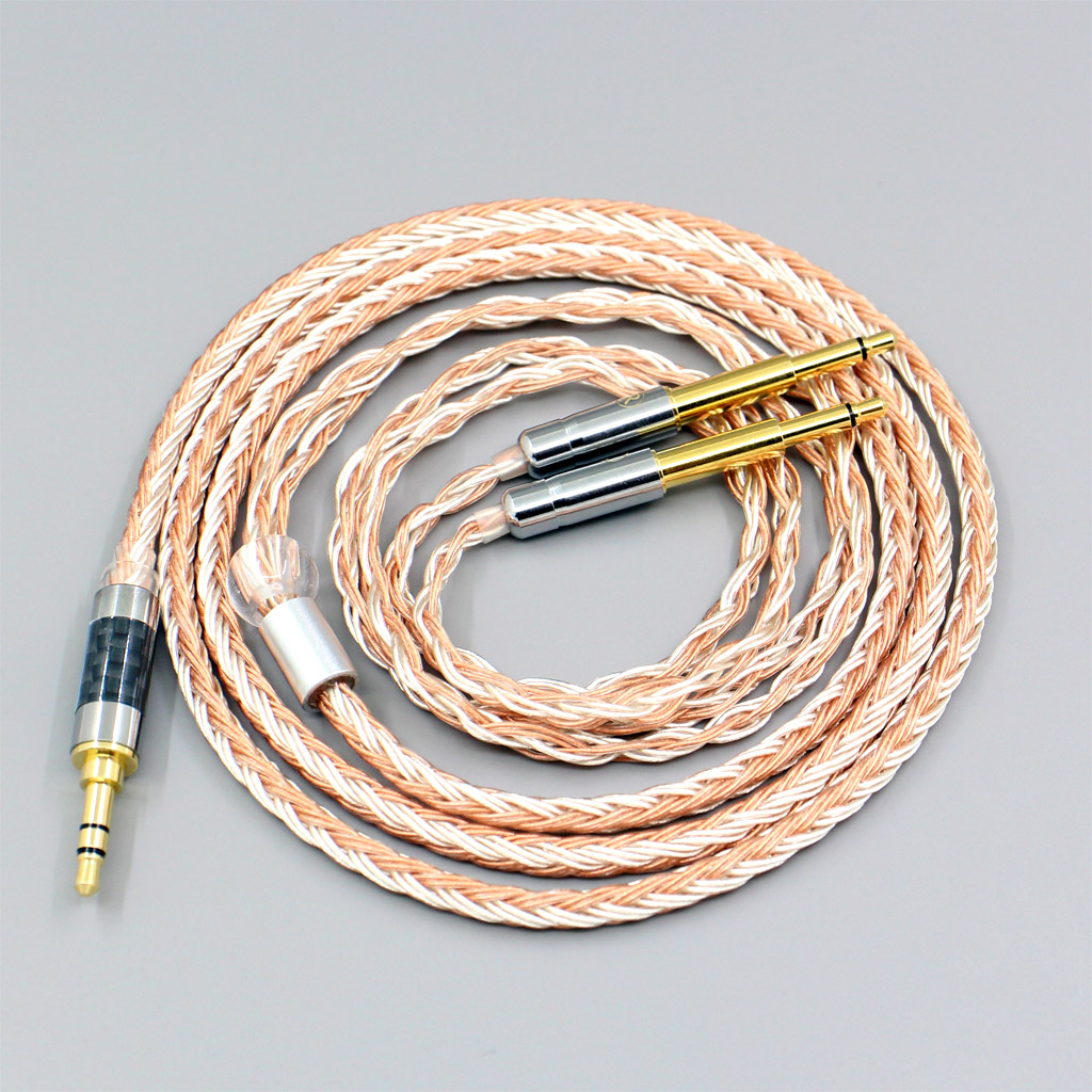 16 Core OCC Silver Plated Mixed Earphone Cable For Meze 99 Classics NEO NOIR Headset Headphone