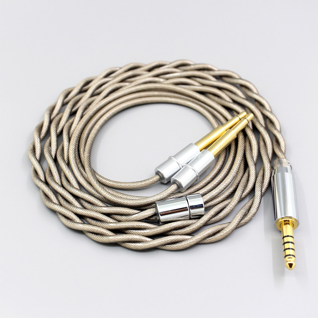 Type6 756 core 7n Litz OCC Silver Plated Earphone Cable For Meze 99 Classics NEO NOIR Headset Headphone