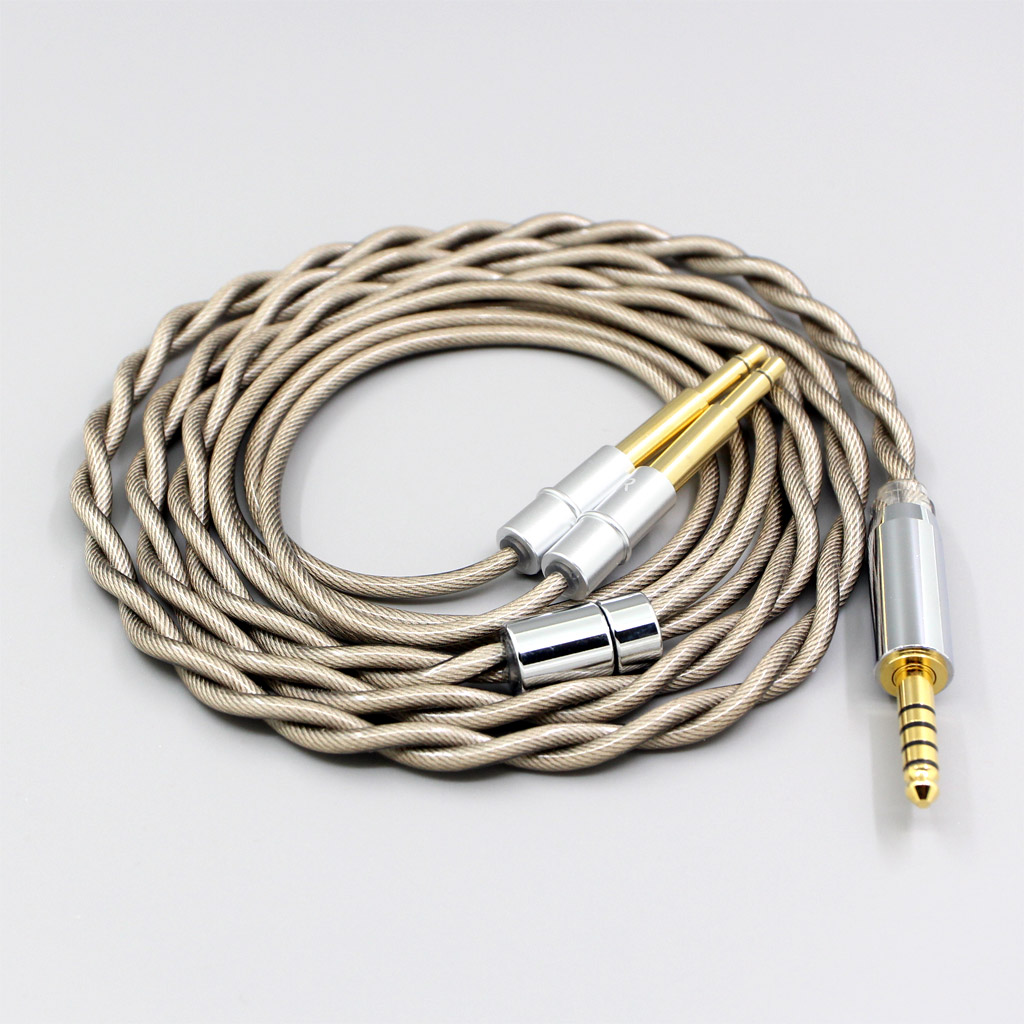 Type6 756 core 7n Litz OCC Silver Plated Earphone Cable For Meze 99 Classics NEO NOIR Headset Headphone